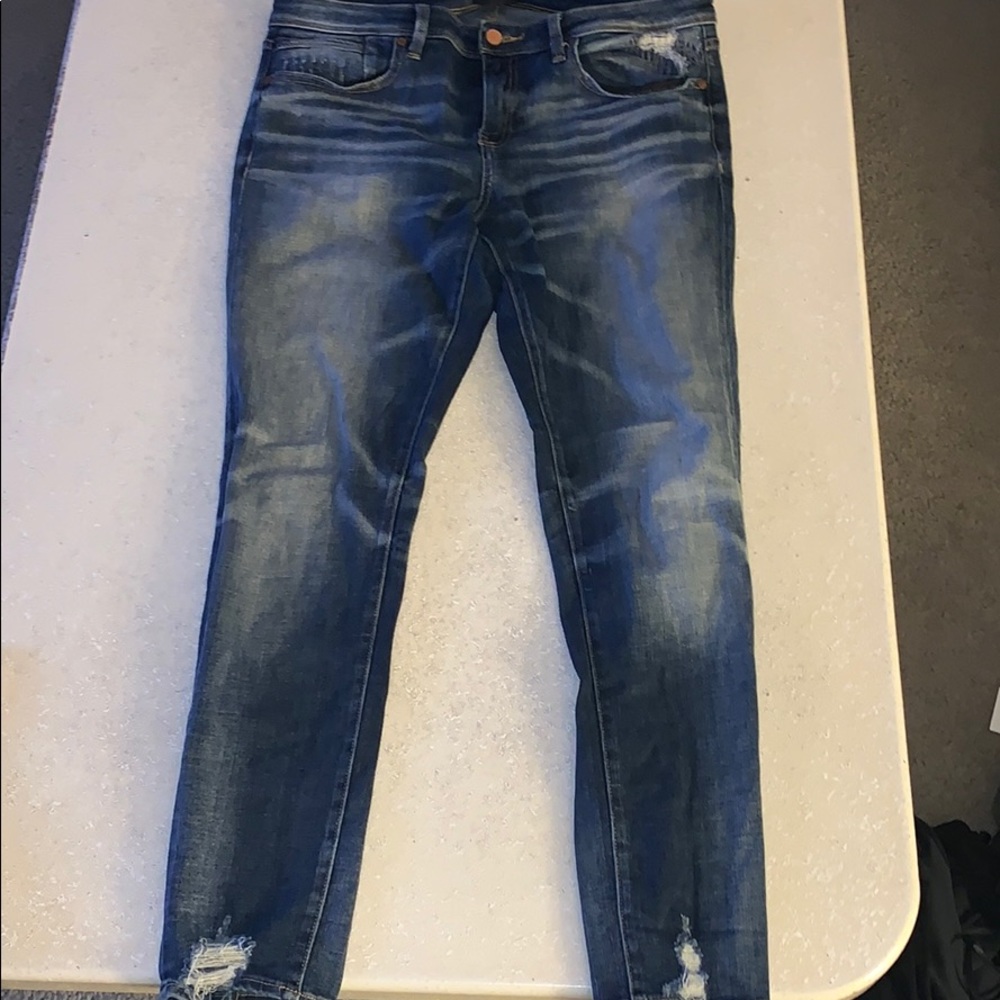 Buckle Black Skinny Jeans
